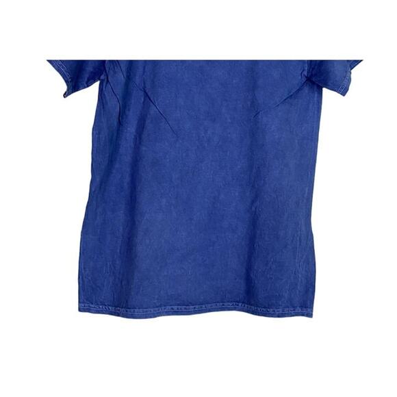 Nirvana Vintage Style Smile Back Short Sleeve Unisex T Shirt Crew Neck M Blue - Picture 11 of 12